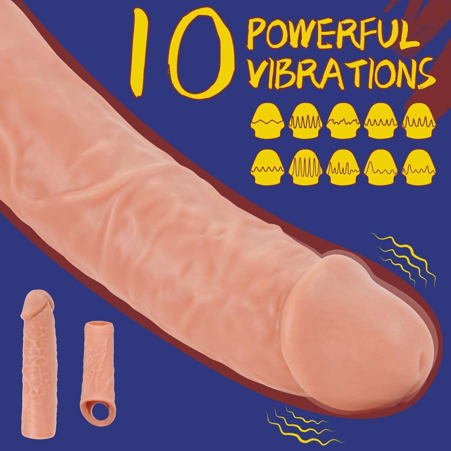 PowerGrip Vibrating Penis Extension Sleeve Set_SinfulX_premium_sex_toys