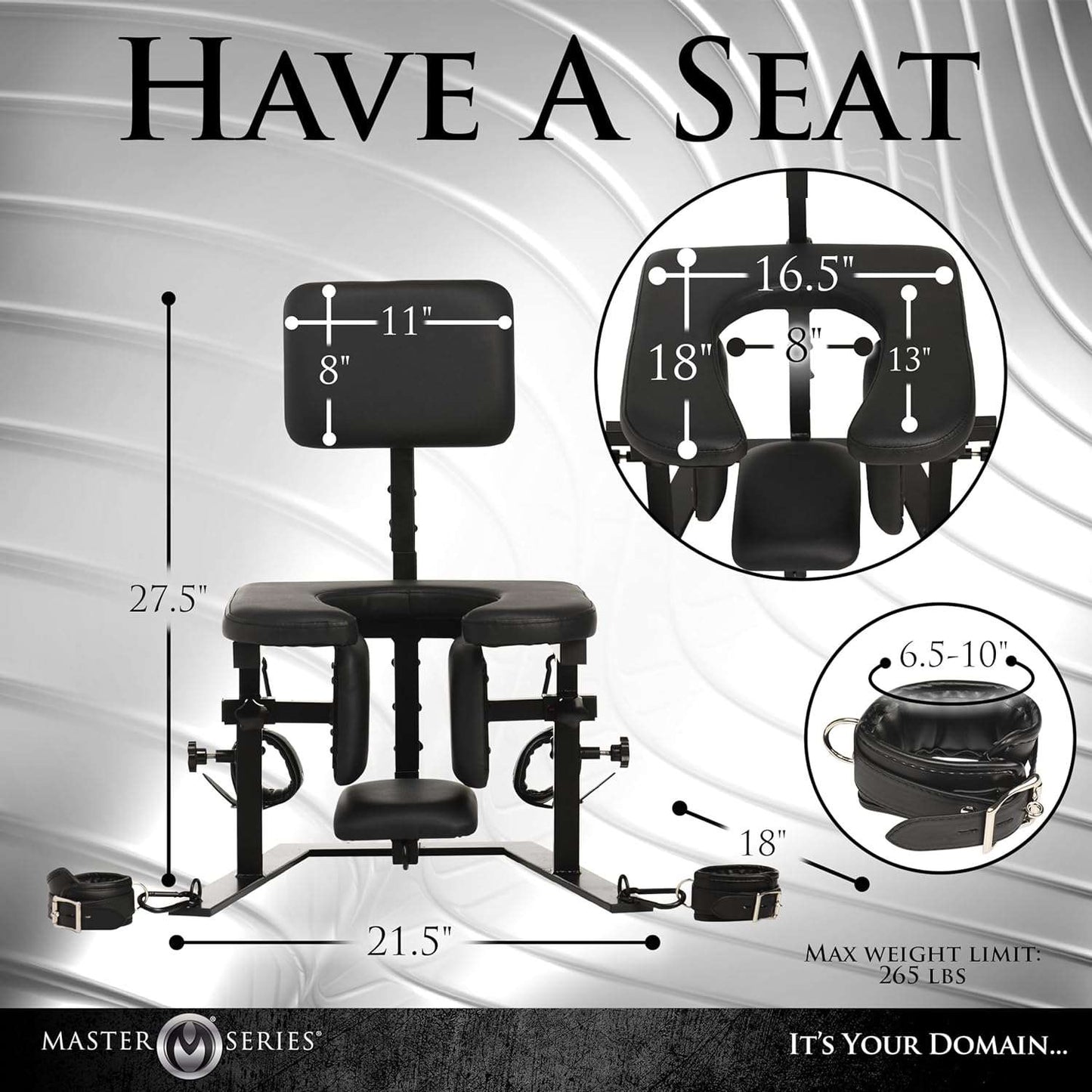 PowerSeat Premium Sex Position Restraint Chair_SinfulX_premium_sex_toys