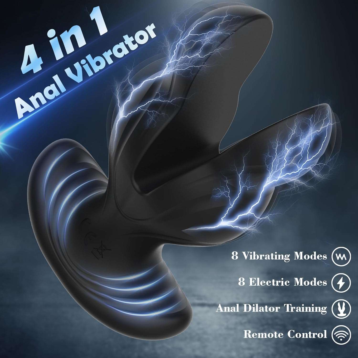 PowerSurge Electric Shock Anal Vibrating Plug_SinfulX_premium_sex_toys