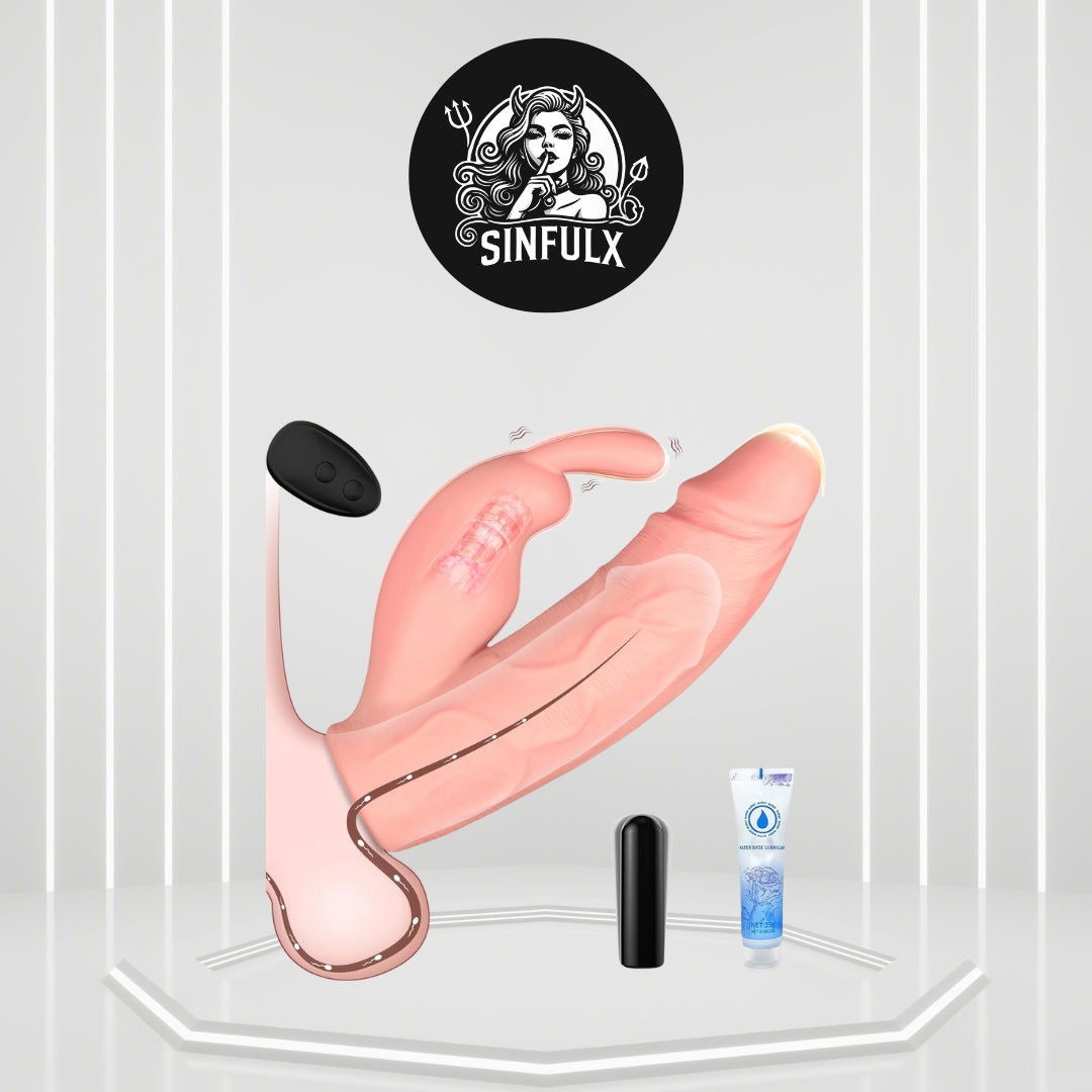 PowerWrap Rabbit Clit Stimulation Penis Sleeve_SinfulX_premium_sex_toys