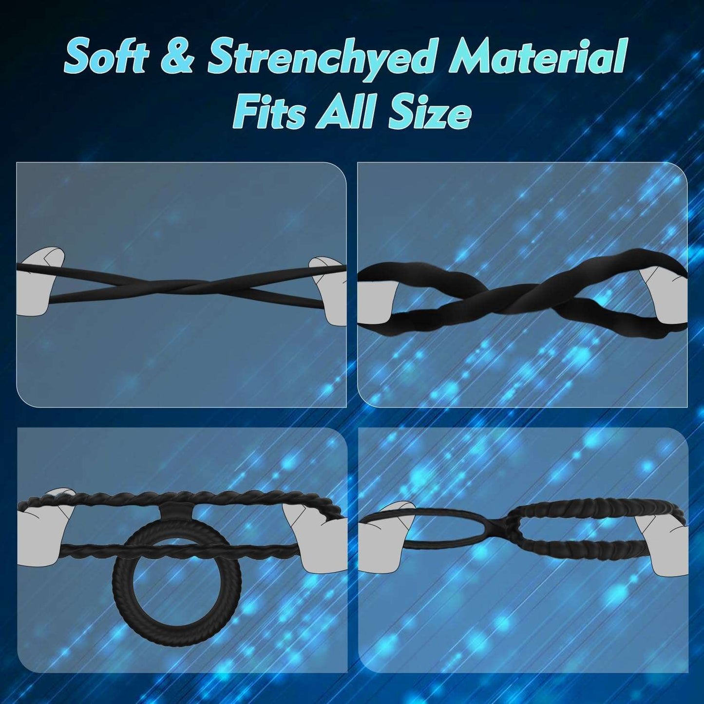 Premium Penis Ring Set for Enhanced Erection Support - SinfulX