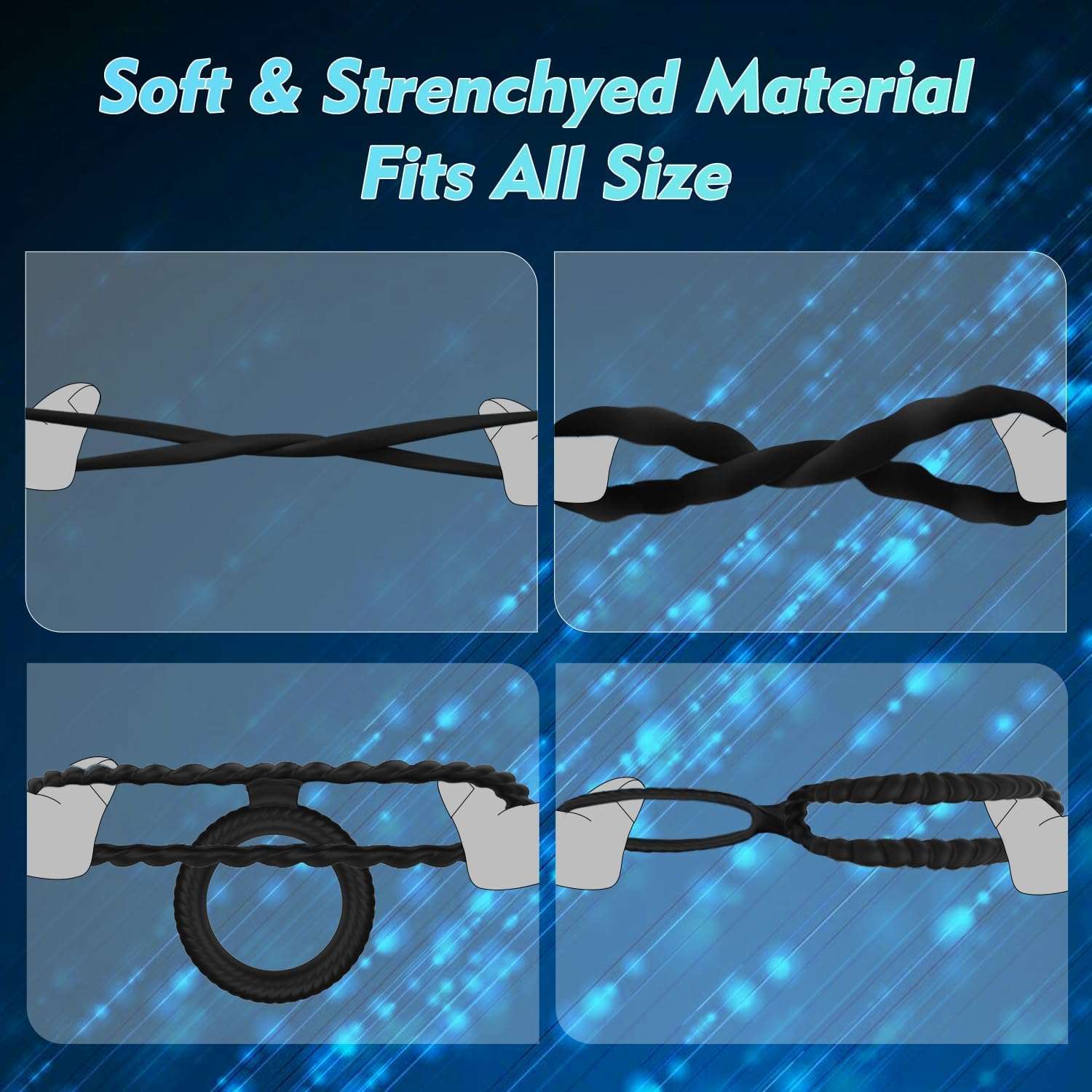 Premium Penis Ring Set for Enhanced Erection Support - SinfulX