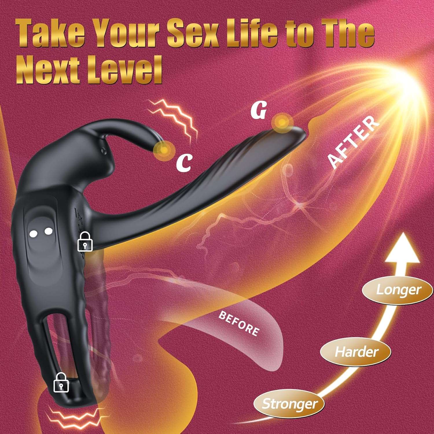 PulseConnect Dual Pleasure Vibrating Clit & Cock Ring_SinfulX_premium_sex_toys