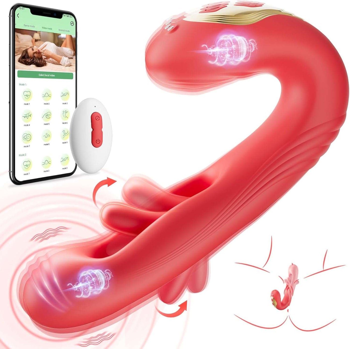 PulseFlutter G - Spot Clitoral Vibrator - SinfulX