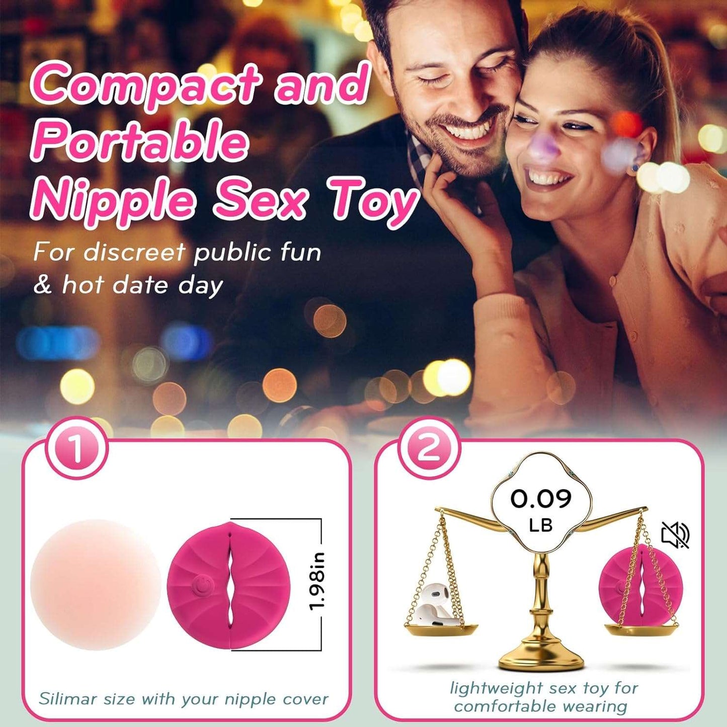 PulseGrip Nipple Stimulation Clamps - SinfulX