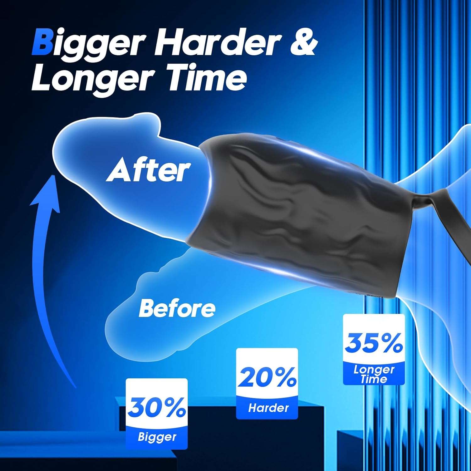 PulseMaster Vibrating Remote Control Penis Sleeve - SinfulX