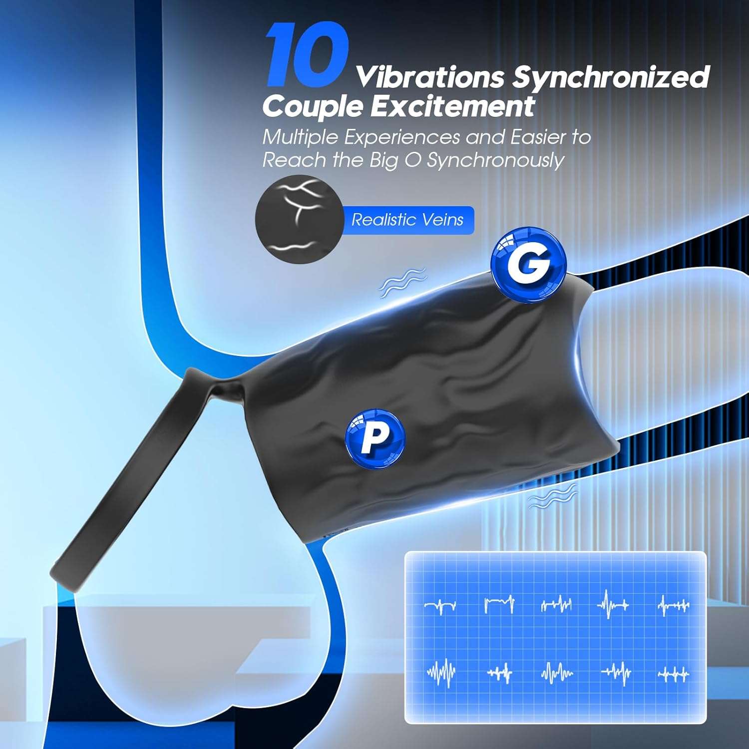 PulseMaster Vibrating Remote Control Penis Sleeve - SinfulX