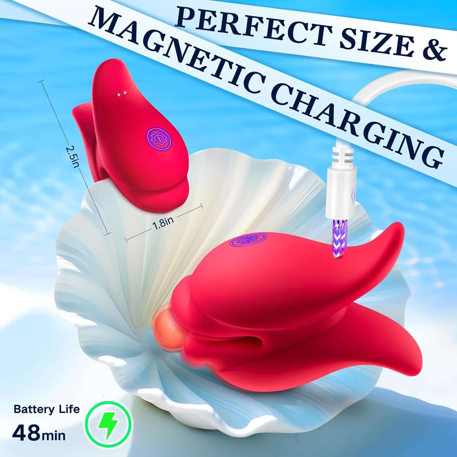 PulsePetals Nipple Stimulation Clamps - SinfulX