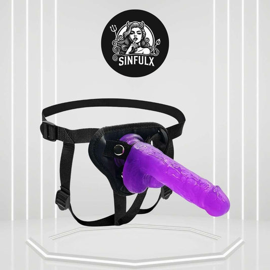 PurplePursuit Multi Play Strap - On Dildo - SinfulX