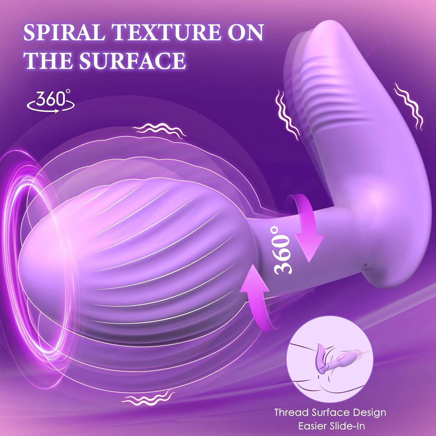 RadiantFlow 360° Wearable Dildo Vibrator - SinfulX