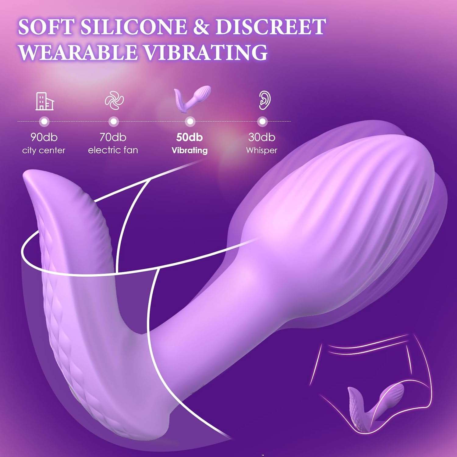 RadiantFlow 360° Wearable Dildo Vibrator - SinfulX