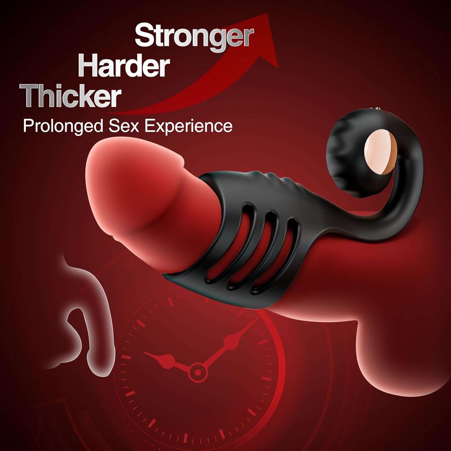 RingFusion Snail Clitoral Massager Penis Sleeve - SinfulX