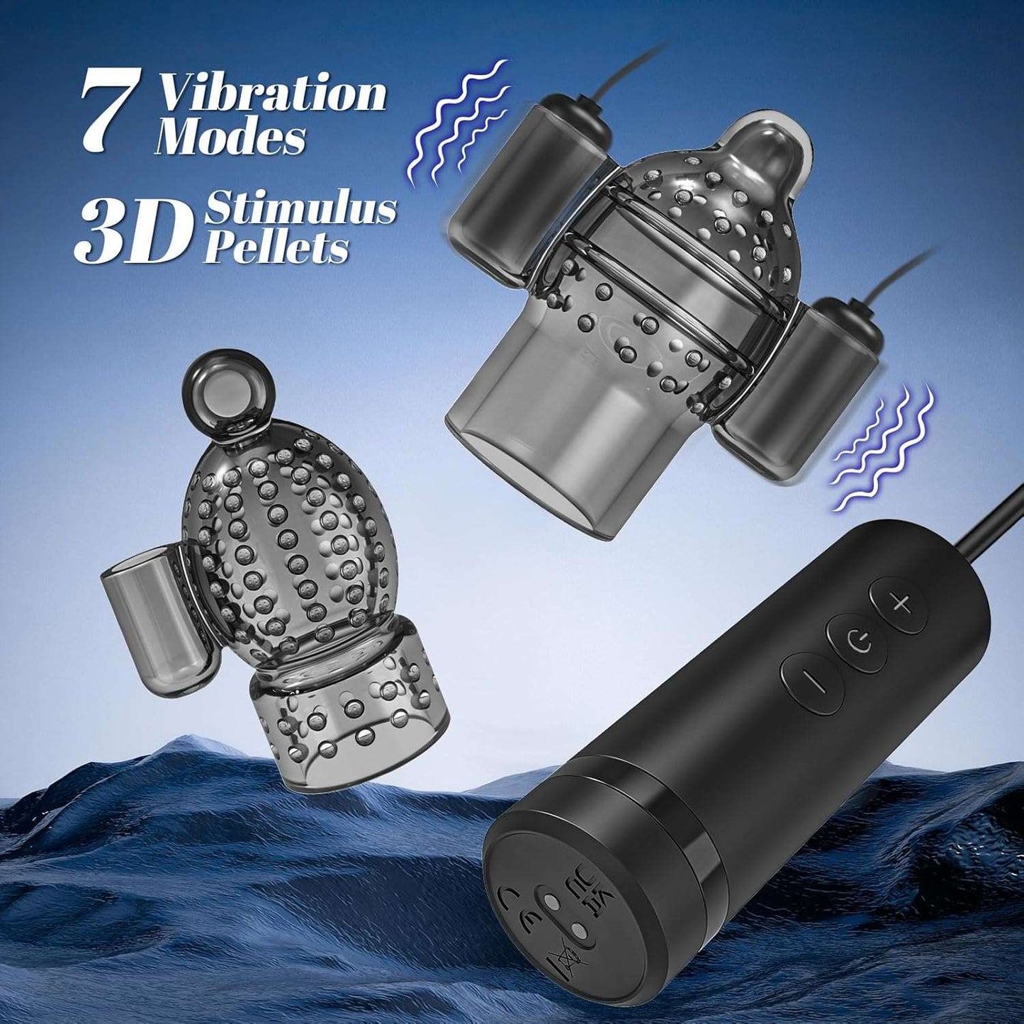 RippleGlow Endurance Boost Male Masturbator - SinfulX