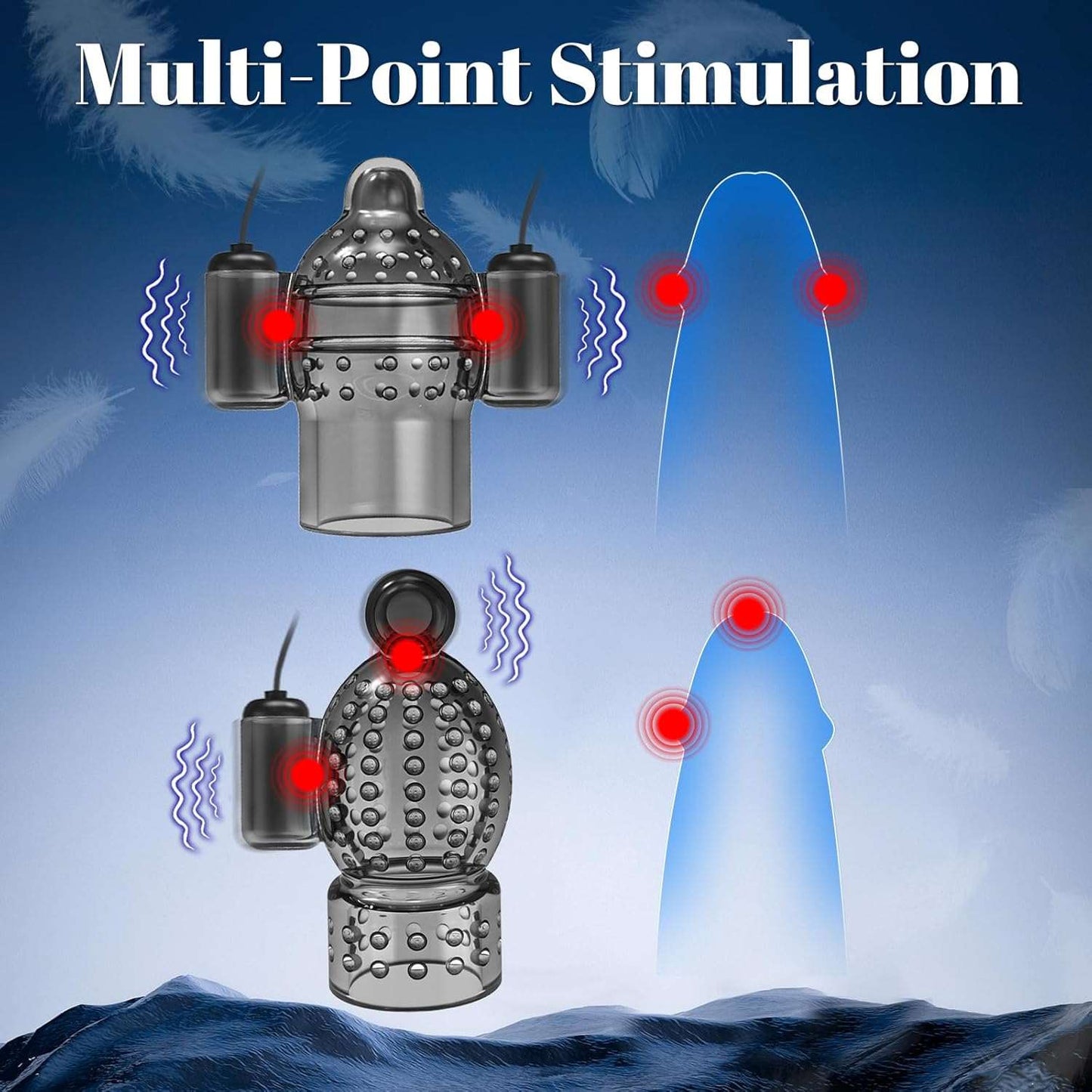 RippleGlow Endurance Boost Male Masturbator - SinfulX
