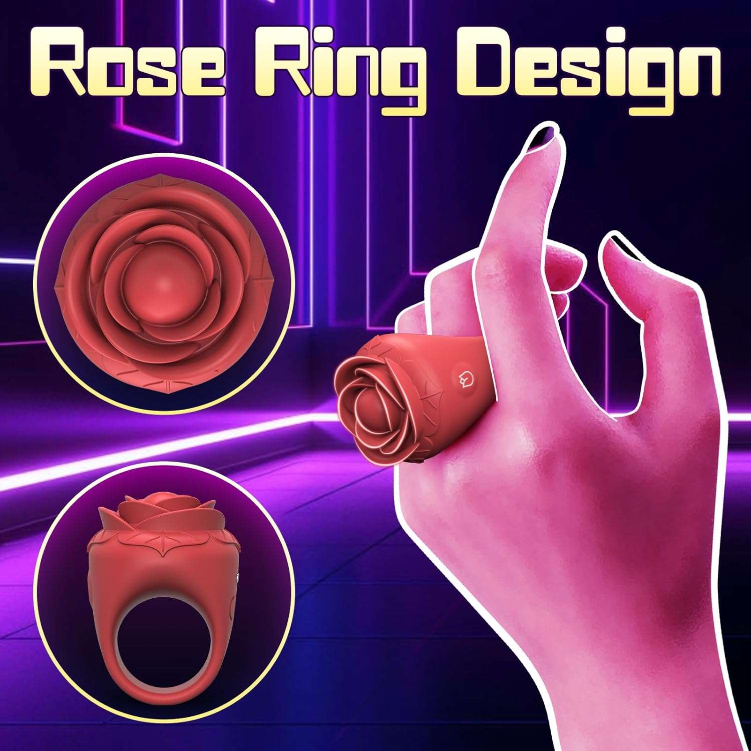 RoseRing Mini Penis & Clitoral Vibrator - SinfulX