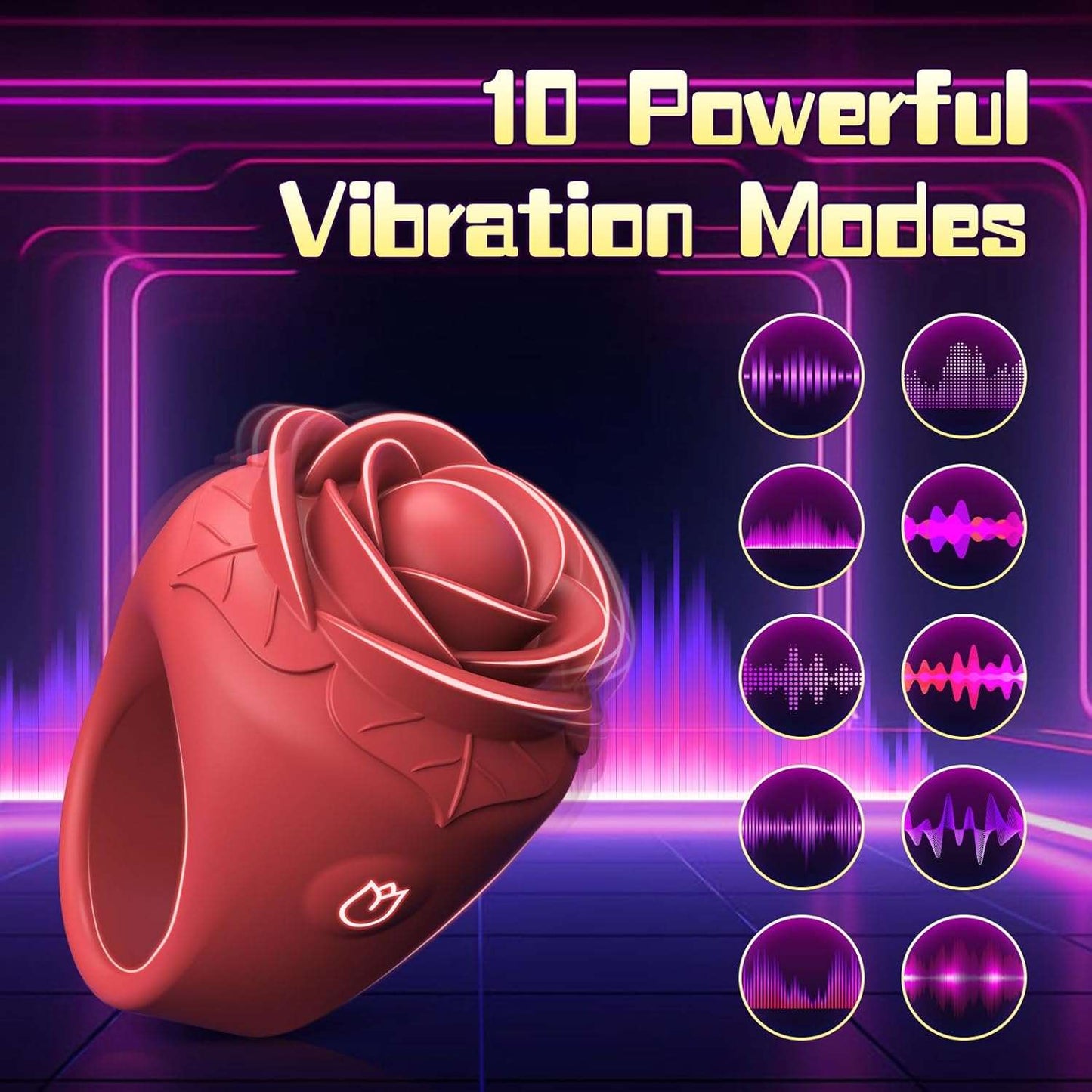 RoseRing Mini Penis & Clitoral Vibrator - SinfulX