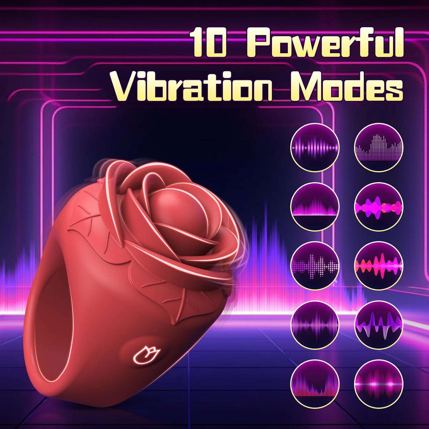 RoseRing Mini Penis & Clitoral Vibrator - SinfulX
