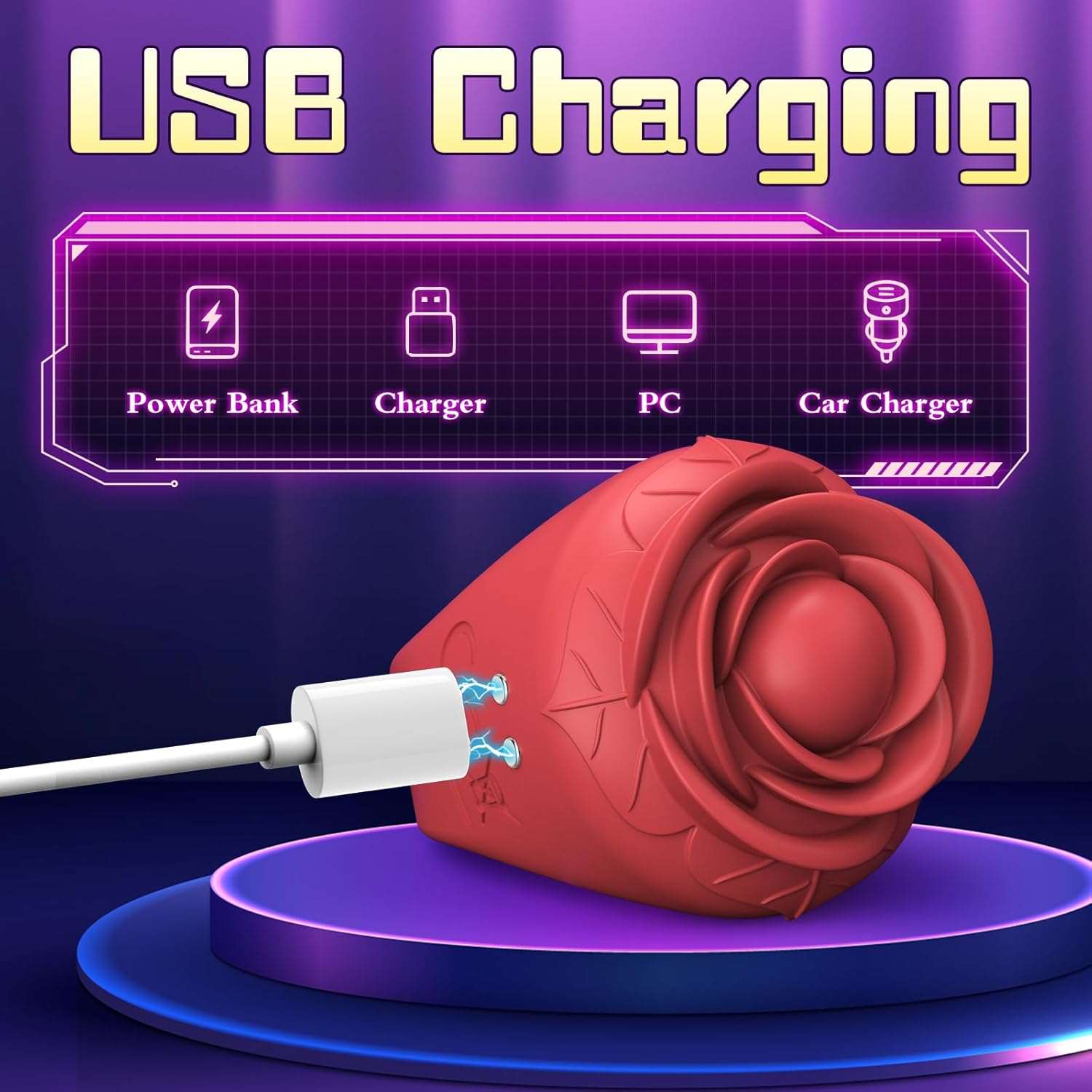 RoseRing Mini Penis & Clitoral Vibrator - SinfulX