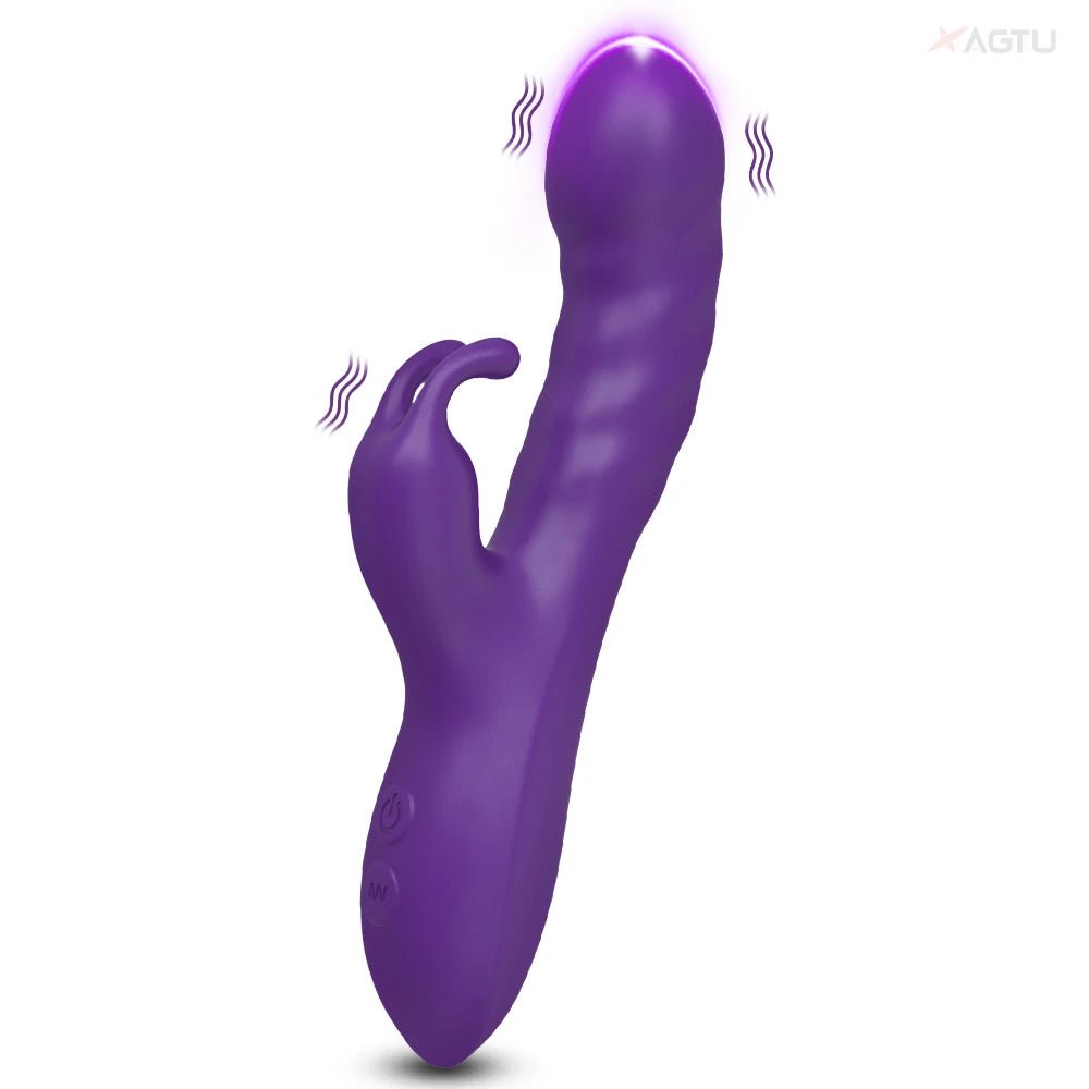 RoseThrust Royale Rabbit Thrusting Vibrator 10 Modes - SinfulX - Personal Care > Sexual Wellness > Rabbit Vibrator