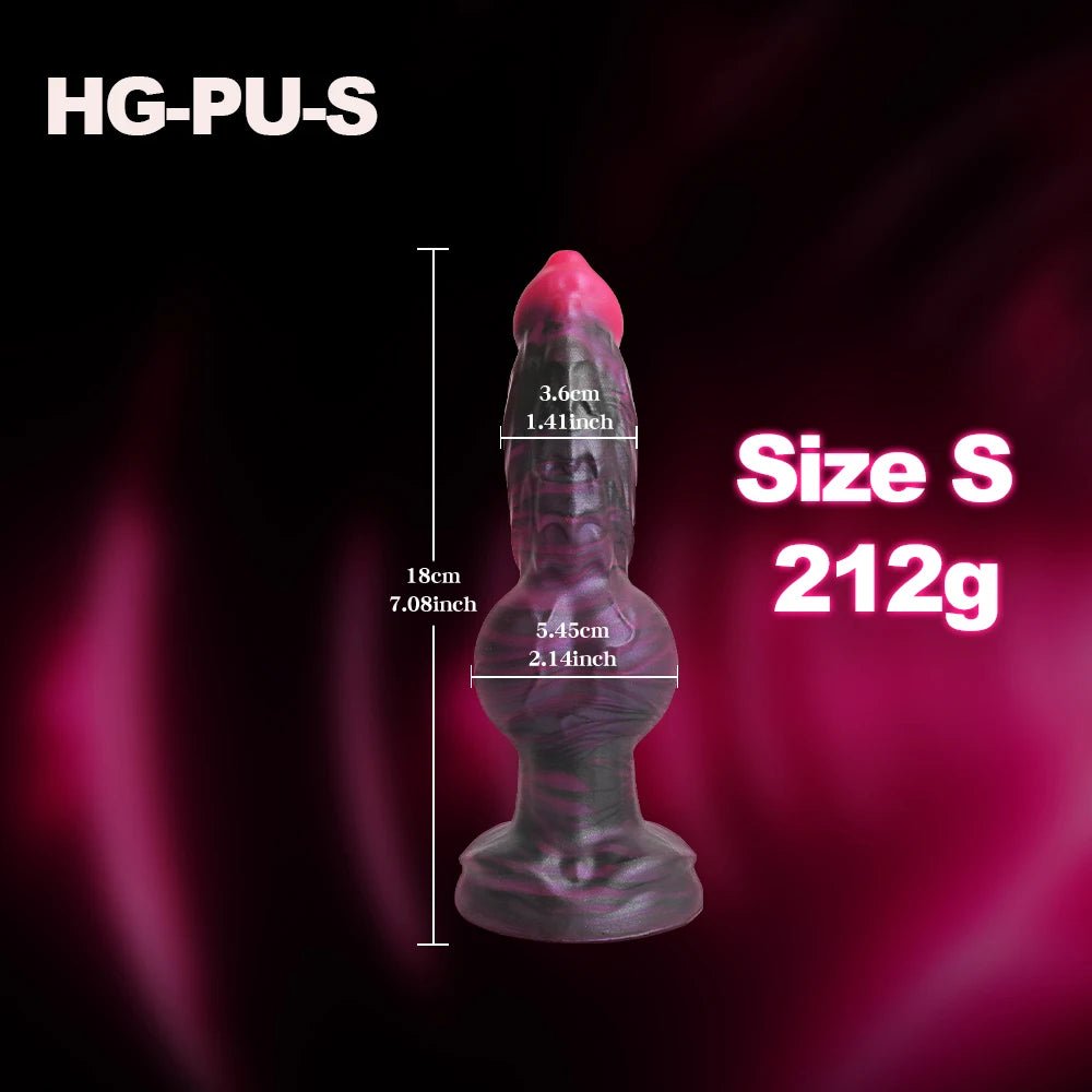 KnotFetish Dog Knot Silicone Dildo Plug - SinfulX - Personal Care > Sexual Wellness > Dildo