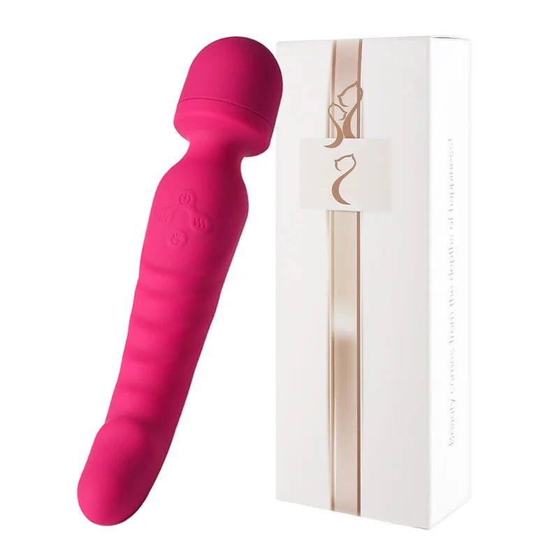 IgniteFlex Heated Dual Head Wand Vibrator - SinfulX - Personal Care > Sexual Wellness > Wand Vibrator
