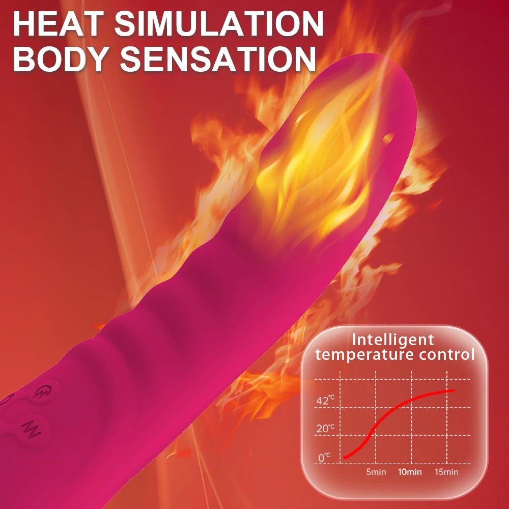 IgniteFlex Heated Dual Head Wand Vibrator - SinfulX - Personal Care > Sexual Wellness > Wand Vibrator