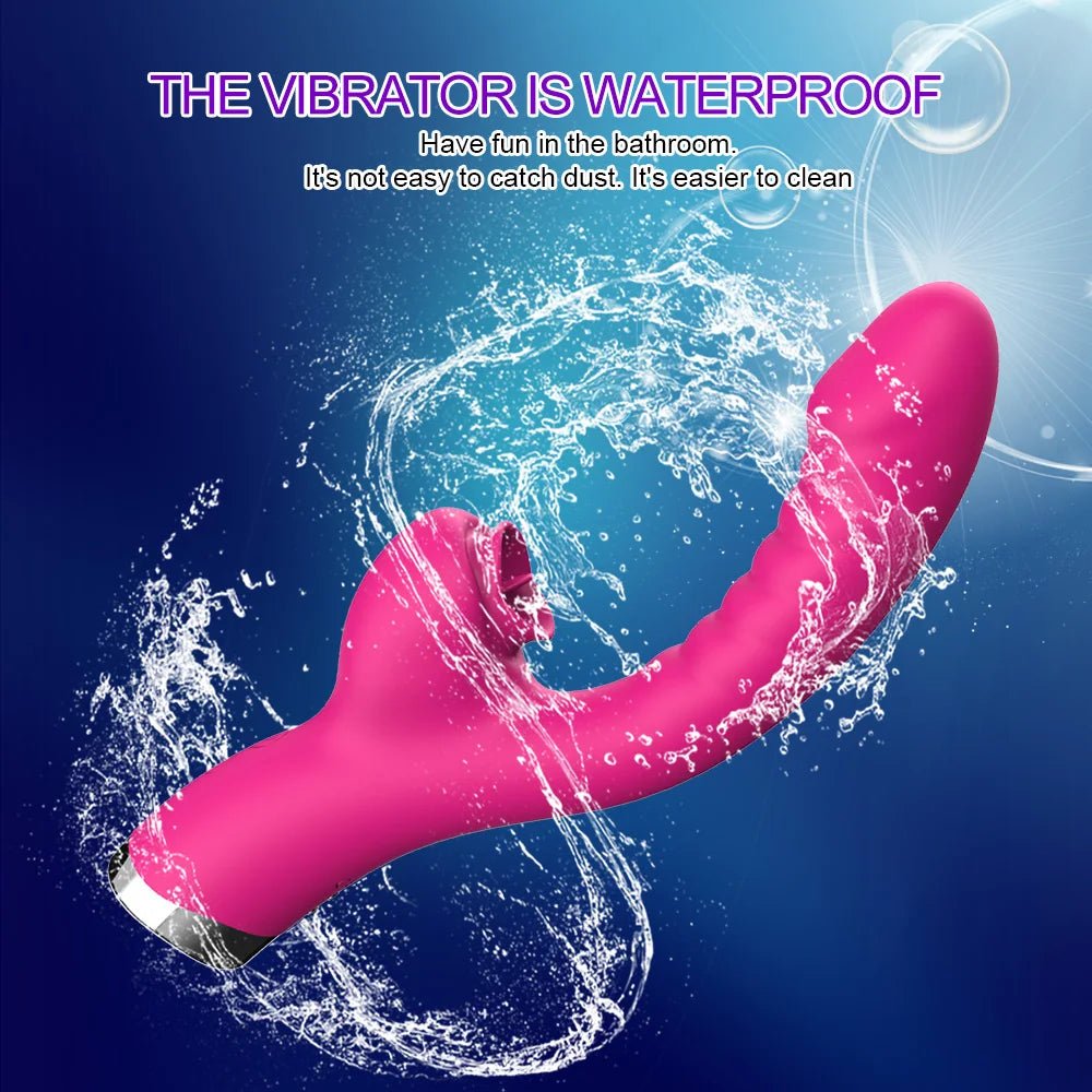 VelvetLick 20X Speed Tongue Licking Vibrator - SinfulX - Personal Care > Sexual Wellness > Clitoral Suction Vibrator