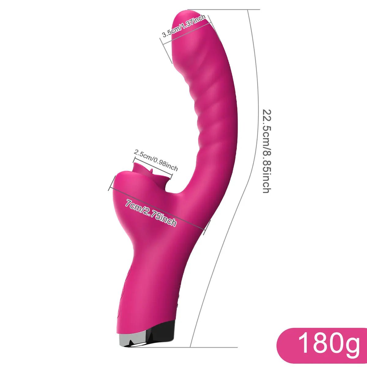 VelvetLick 20X Speed Tongue Licking Vibrator - SinfulX - Personal Care > Sexual Wellness > Clitoral Suction Vibrator