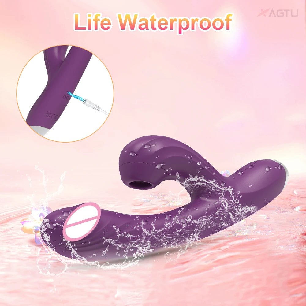 HeatSuction Heated Suction G - Spot Vibrator - SinfulX - Personal Care > Sexual Wellness > Wand Vibrator