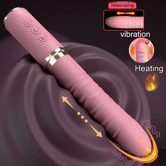 HeatDrive Dual Thrust Vibrator - SinfulX - Personal Care > Sexual Wellness > G - Spot Vibrator