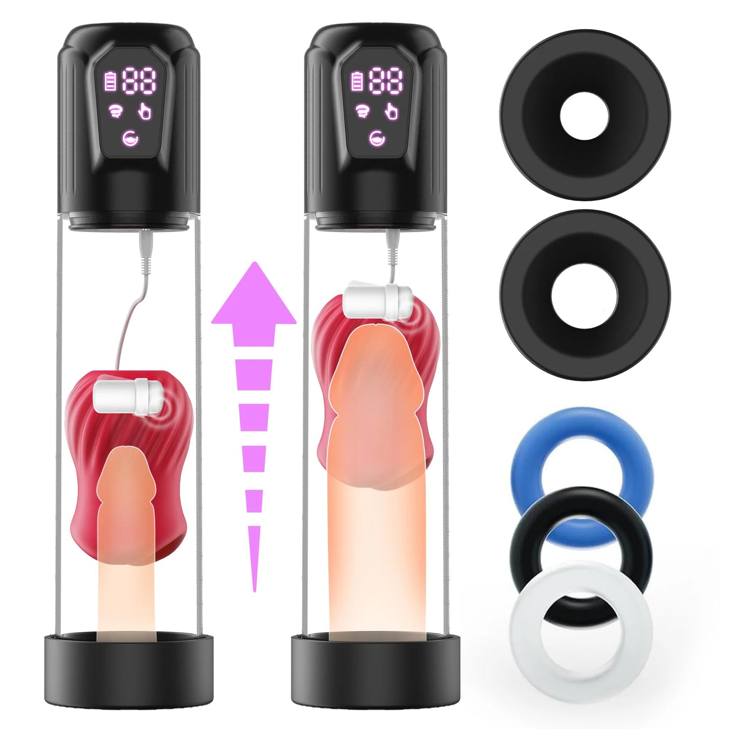 VoltRise VoltRise LCD Pump Trainer - SinfulX - Personal Care > Sexual Wellness > Penis Pump