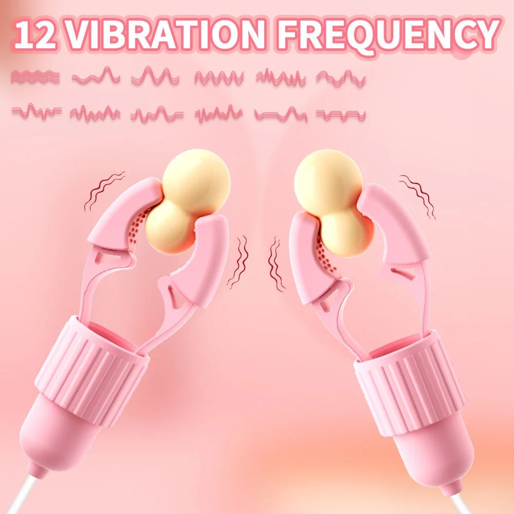 PulseLick Nipple Tease Clamps - SinfulX - Personal Care > Sexual Wellness > Nipple Stimulator