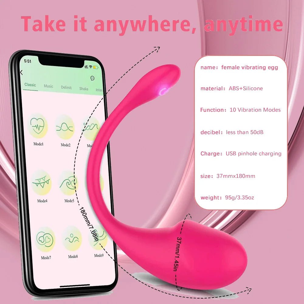 SyncLuxe App Control Wearable G - Spot Egg Vibrator - SinfulX - Personal Care > Sexual Wellness > Egg Vibrator