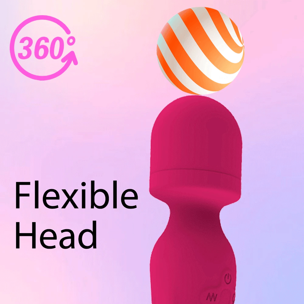 VeloraIgnite Heated Dual Head Wand Vibrator - SinfulX - Personal Care > Sexual Wellness > Wand Vibrator