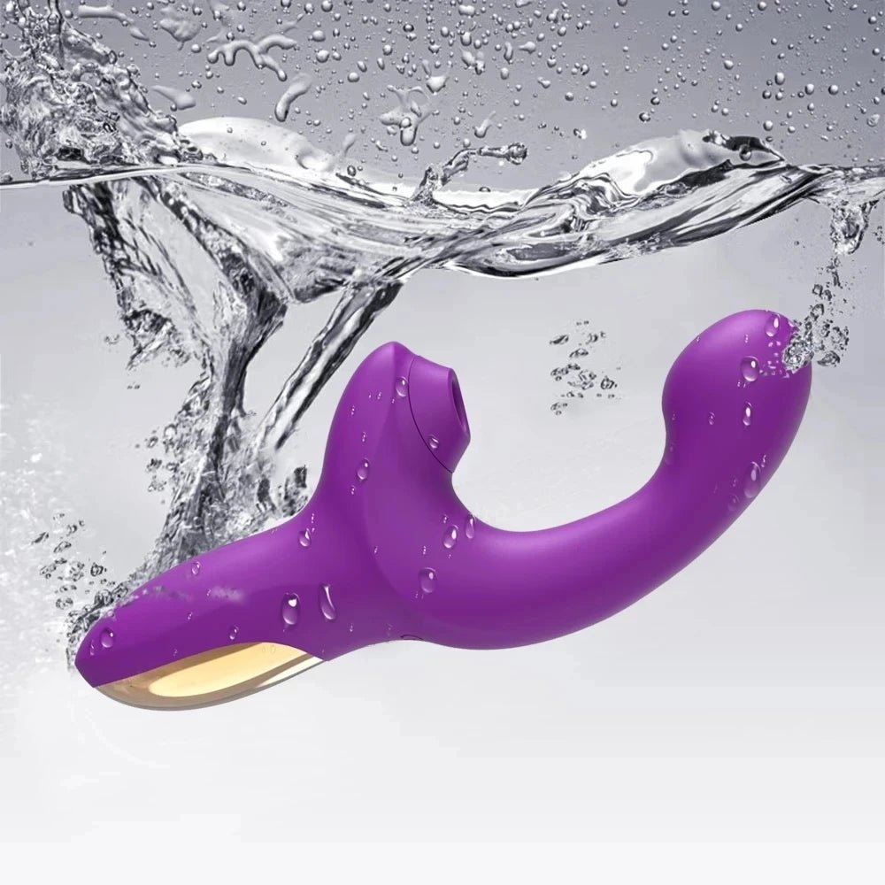SuctionCurve Rabbit Suction Vibrator for Women - SinfulX - Personal Care > Sexual Wellness > Clitoral Suction Vibrator