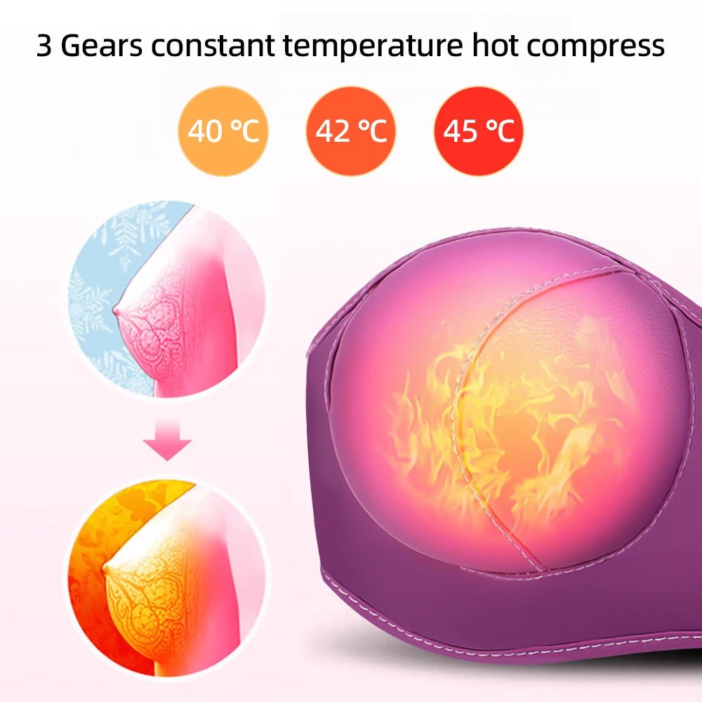 LunaLift Heated Breast Massager Bra - SinfulX - Personal Care > Sexual Wellness > Breast Massager
