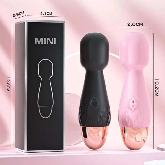 MiniVolt Mini Dual Sided Wand Vibrator 10 Modes - SinfulX - Personal Care > Sexual Wellness > Wand Vibrator