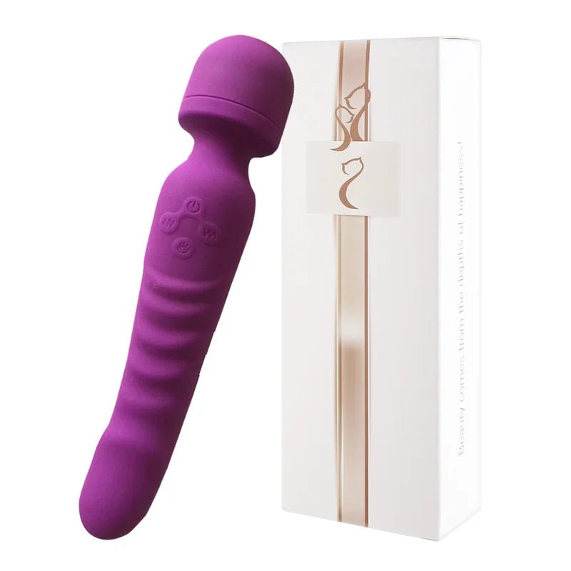 IgniteFlex Heated Dual Head Wand Vibrator - SinfulX - Personal Care > Sexual Wellness > Wand Vibrator
