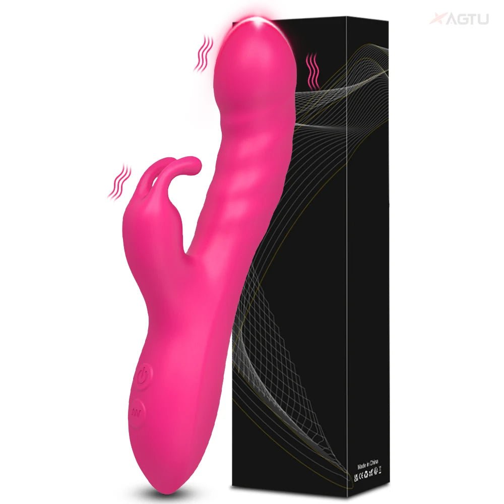 RoseThrust Royale Rabbit Thrusting Vibrator 10 Modes - SinfulX - Personal Care > Sexual Wellness > Rabbit Vibrator