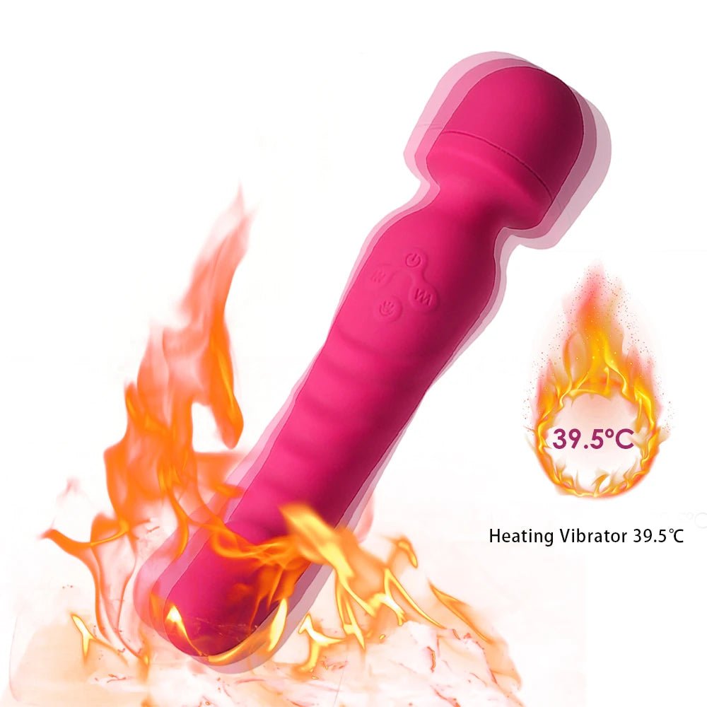IgniteFlex Heated Dual Head Wand Vibrator - SinfulX - Personal Care > Sexual Wellness > Wand Vibrator