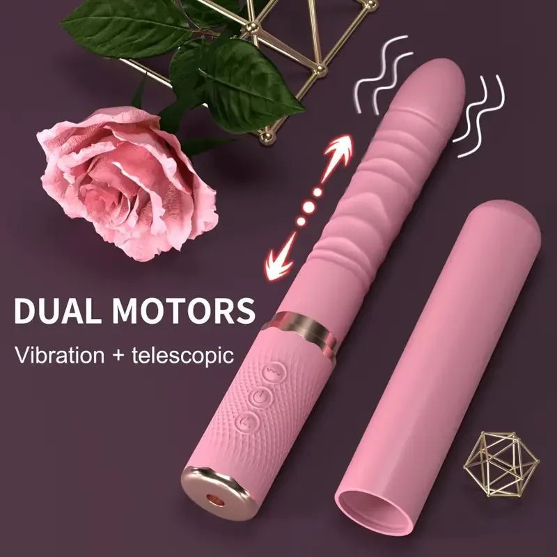 HeatDrive Dual Thrust Vibrator - SinfulX - Personal Care > Sexual Wellness > G - Spot Vibrator