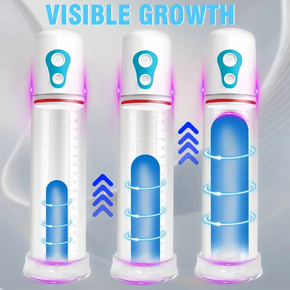 PowerDual Automatic Electric Penis Pump Trainer - SinfulX - Personal Care > Sexual Wellness > Penis Pump