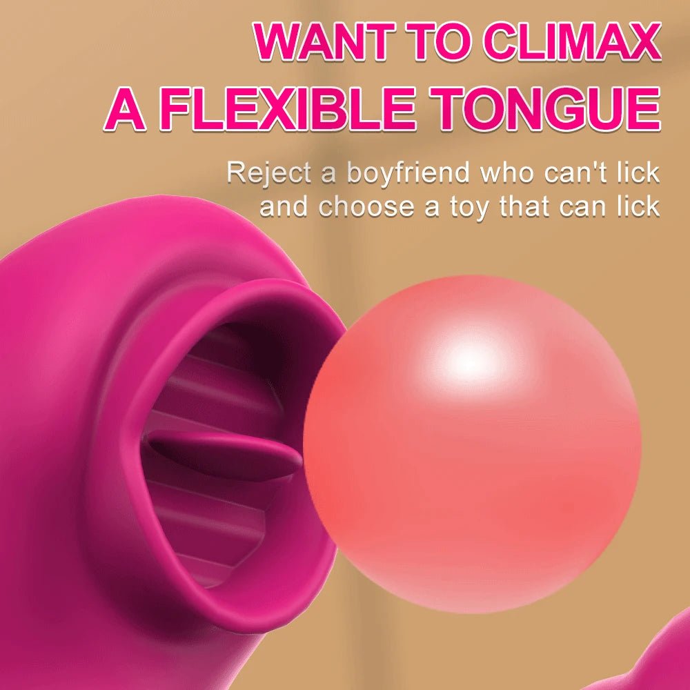 VelvetLick 20X Speed Tongue Licking Vibrator - SinfulX - Personal Care > Sexual Wellness > Clitoral Suction Vibrator