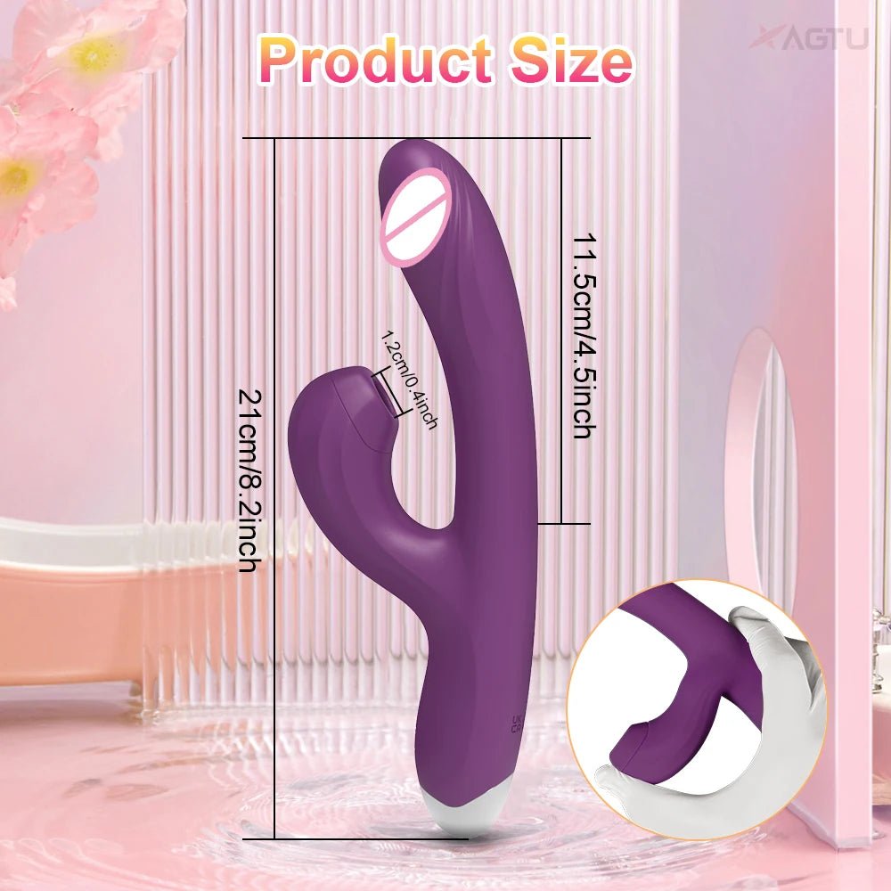 HeatSuction Heated Suction G - Spot Vibrator - SinfulX - Personal Care > Sexual Wellness > Wand Vibrator