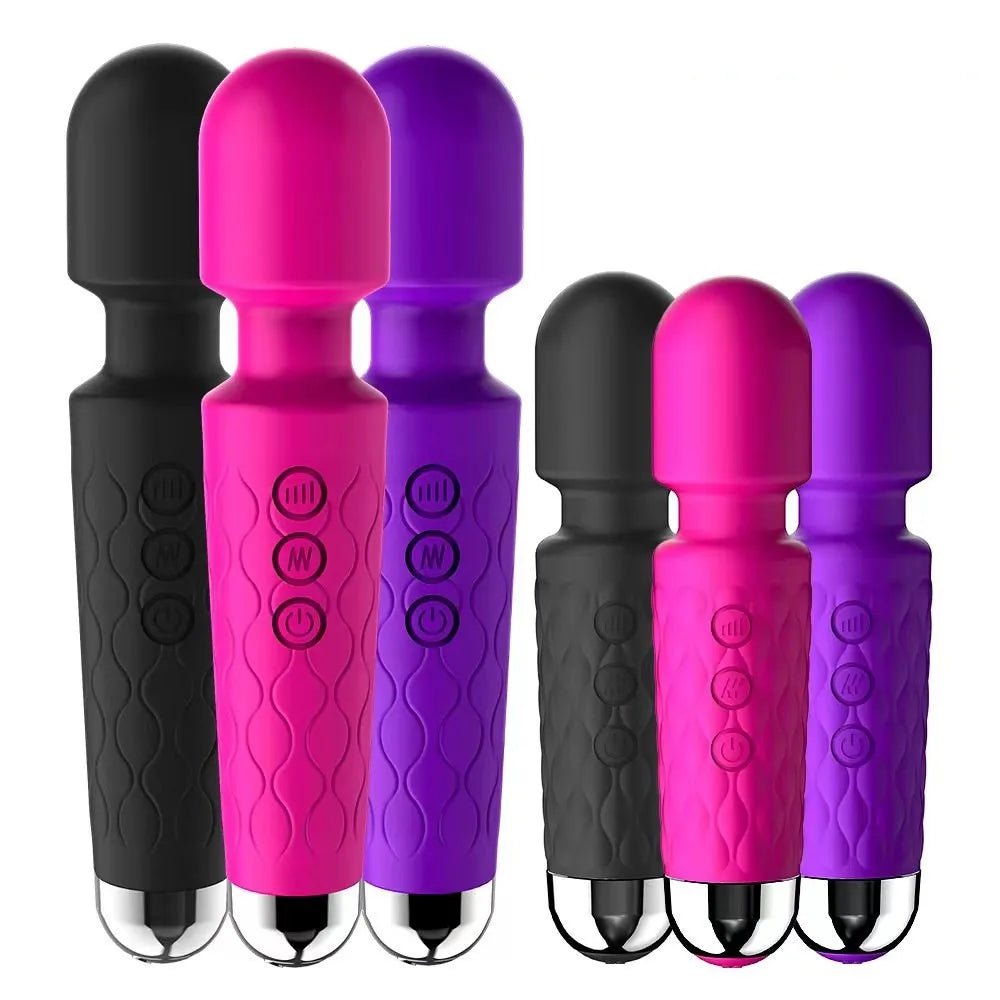 FlexiWave 20 Mode Wand Vibrator - SinfulX - Personal Care > Sexual Wellness > Wand Vibrator