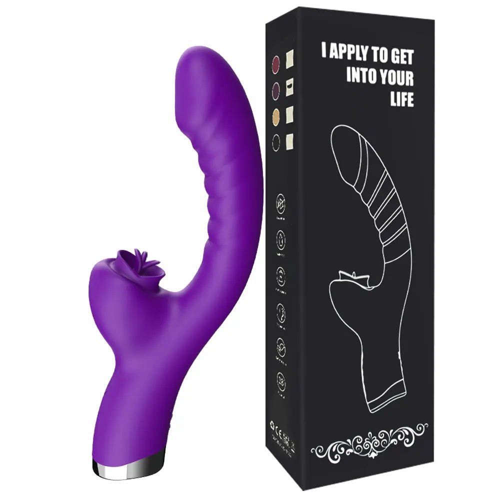 VelvetLick 20X Speed Tongue Licking Vibrator - SinfulX - Personal Care > Sexual Wellness > Clitoral Suction Vibrator