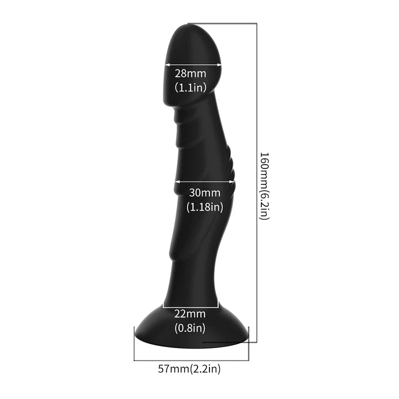 GripBase Silicone Prostate Butt Plug - SinfulX - Personal Care > Sexual Wellness > Butt Plug