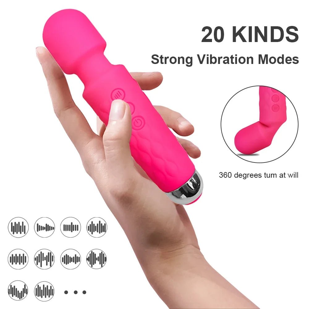 FlexWave 20 Mode G - Spot Wand Vibrator - SinfulX - Personal Care > Sexual Wellness > Wand Vibrator