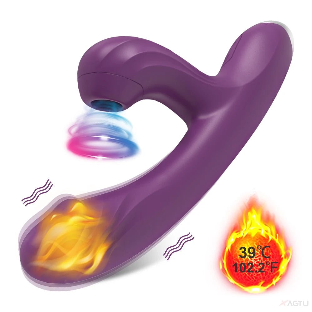 HeatSuction Heated Suction G - Spot Vibrator - SinfulX - Personal Care > Sexual Wellness > Wand Vibrator