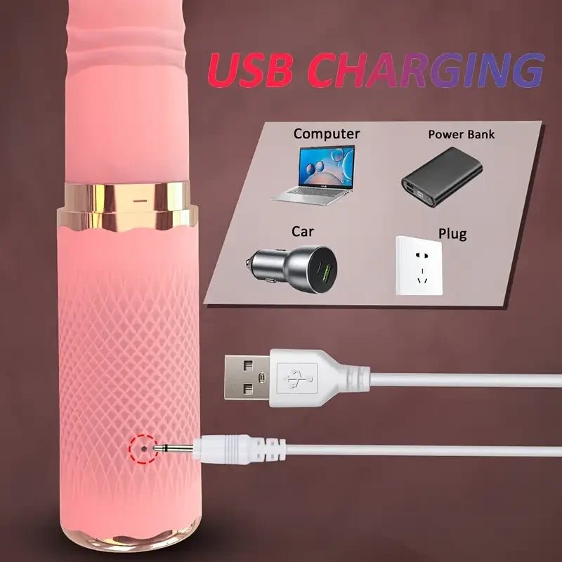 HeatDrive Dual Thrust Vibrator - SinfulX - Personal Care > Sexual Wellness > G - Spot Vibrator